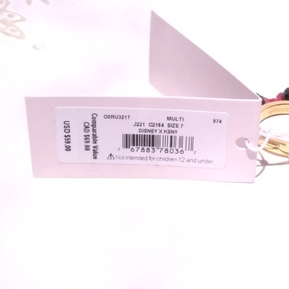 Disney × Kate Spade New York Minnie Mouse Ring Size 7 - Picture 6 of 6